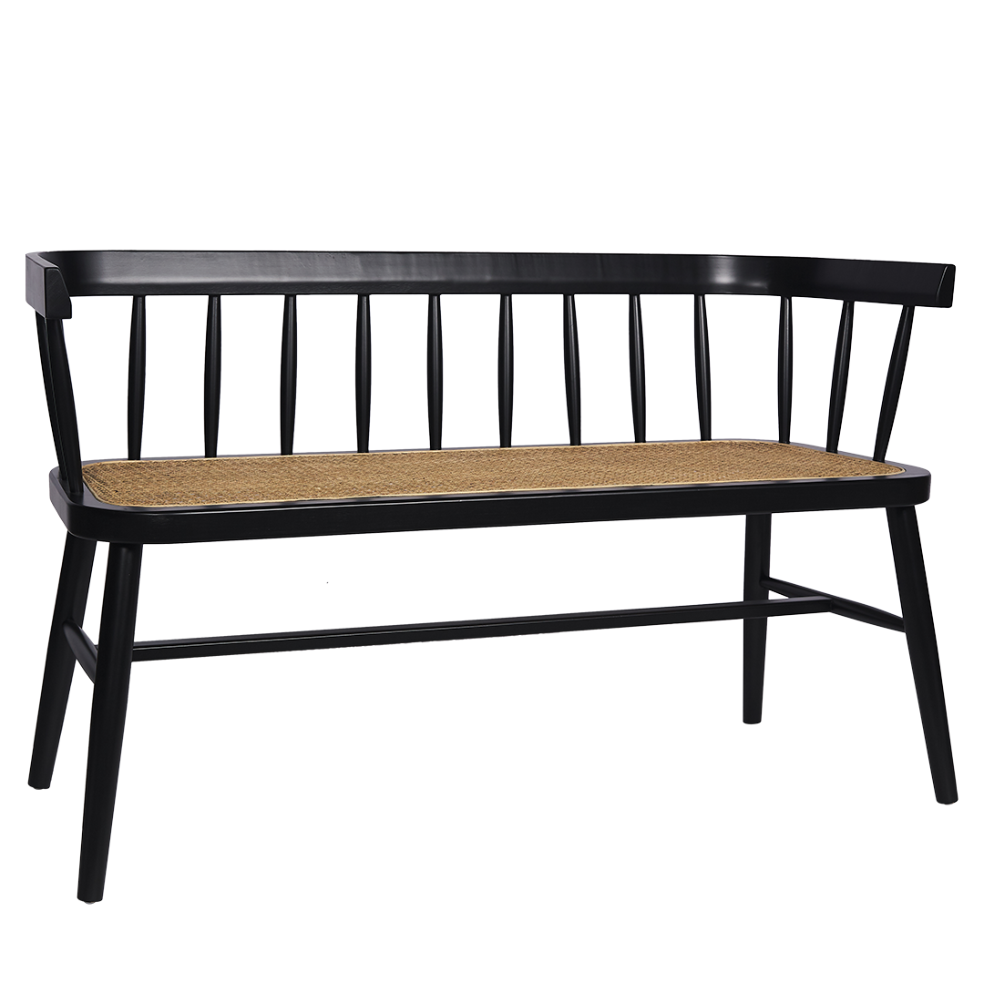 SELBY BENCH SEAT IN BLACK High Country Home