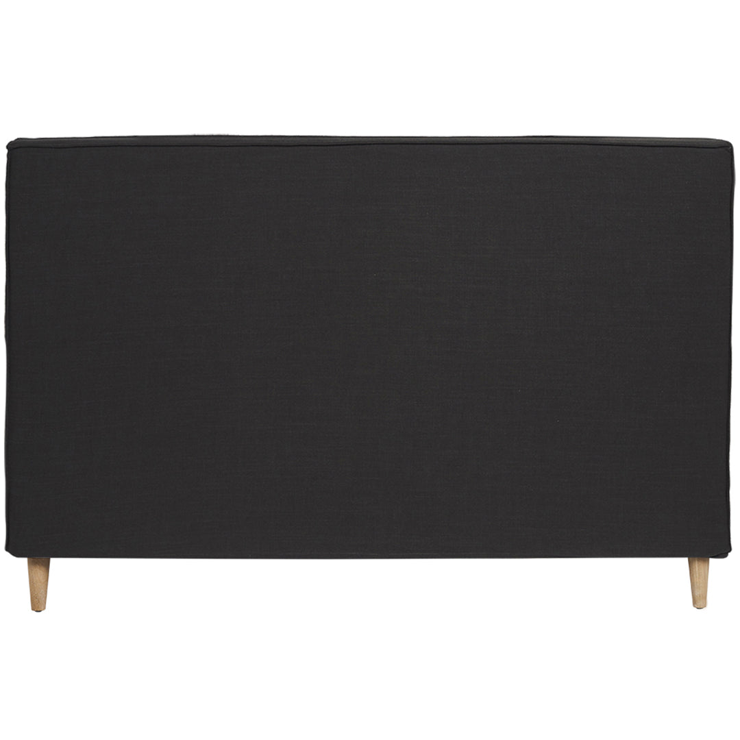 VAULT LOOSE COVER BEDHEAD IN CHARCOAL High Country Home