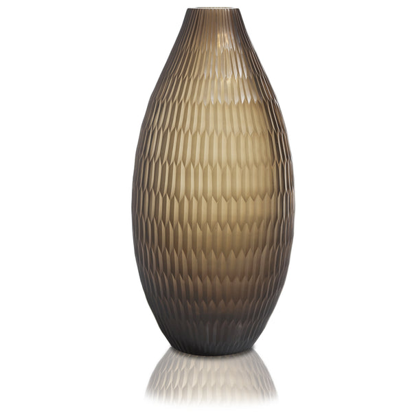 VENEZIA CILLA LARGE TEXTURED GLASS VASE