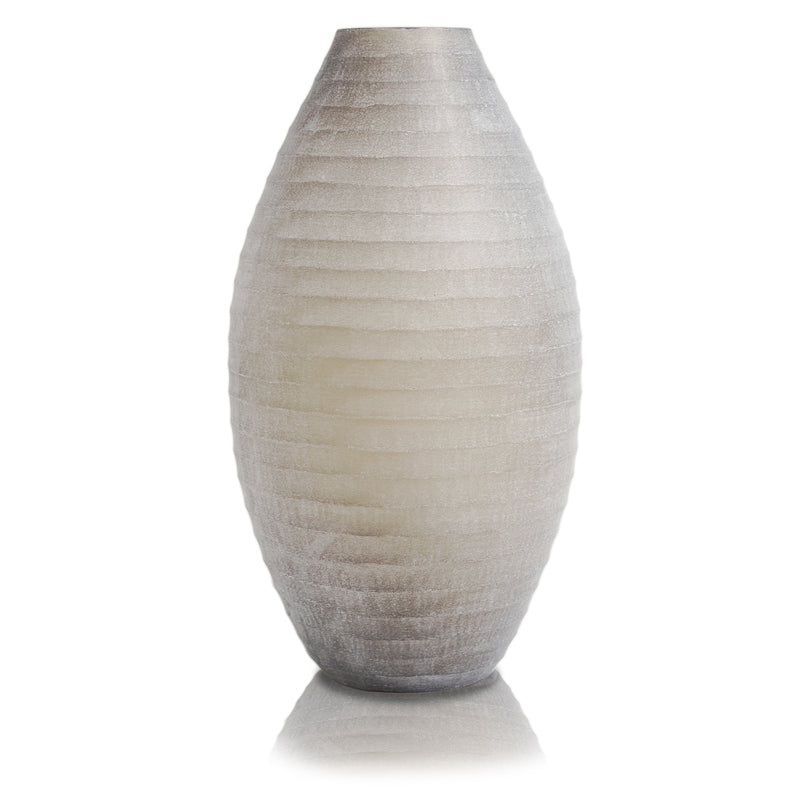 VENEZIA LUCIA HANDCUT TEXTURED GLASS VASE