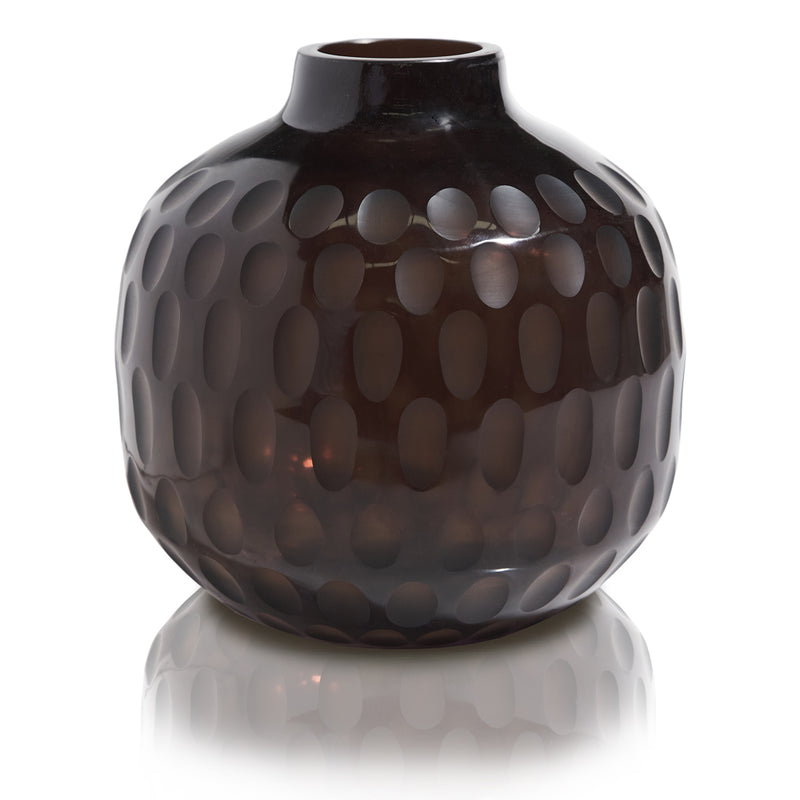 VENEZIA MATTA TEXTURED GLASS VASE