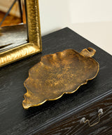 AUTUMN DECORATIVE TRAY IN AGED GOLD