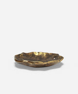 ORGANIC DECORATIVE BOWL IN AGED GOLD