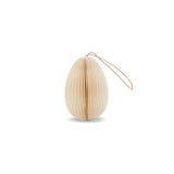 HANDMADE HANGING EASTER EGG DECORATION OFF WHITE