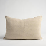 ORION RECTANGULAR LINEN CUSHION IN NATURAL AND CHOCOLATE
