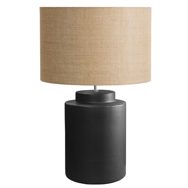 SONOMA BLACK TEXTURED TABLE LAMP