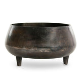 LEO LARGE RUSTIC FOOTED PLANTER POT