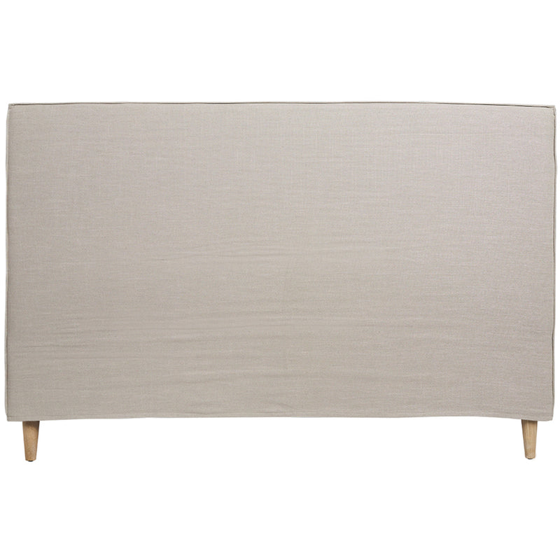 VAULT LOOSE COVER BEDHEAD IN NATURAL