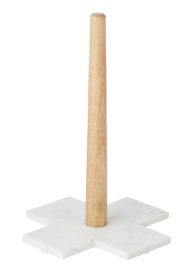 ELIOT MARBLE AND TIMBER PAPER TOWEL HOLDER