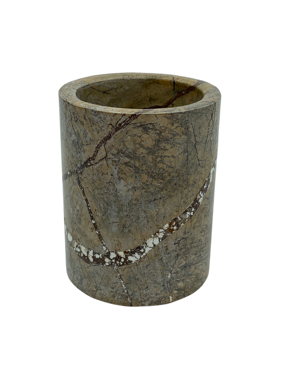 NATURAL FOSSIL STONE TUMBLER