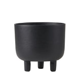 ULA MEDIUM  BLACK FOOTED PLANTER BOWL