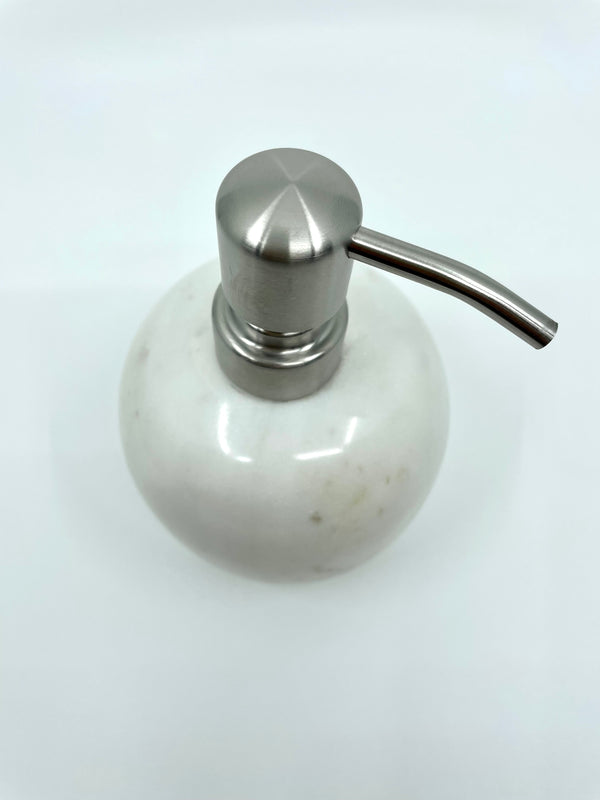 NATURAL SNOW MARBLE SOAP DISPENSER