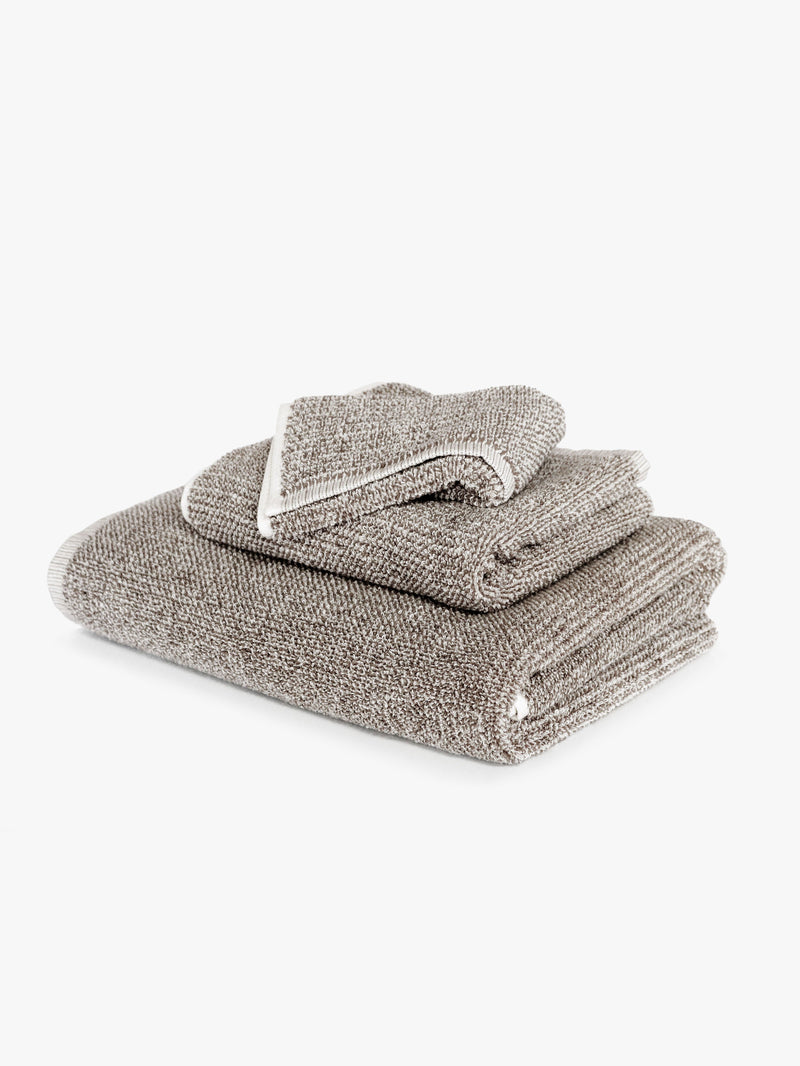 TWEED COLLECTION BATH TOWELS IN TAUPE