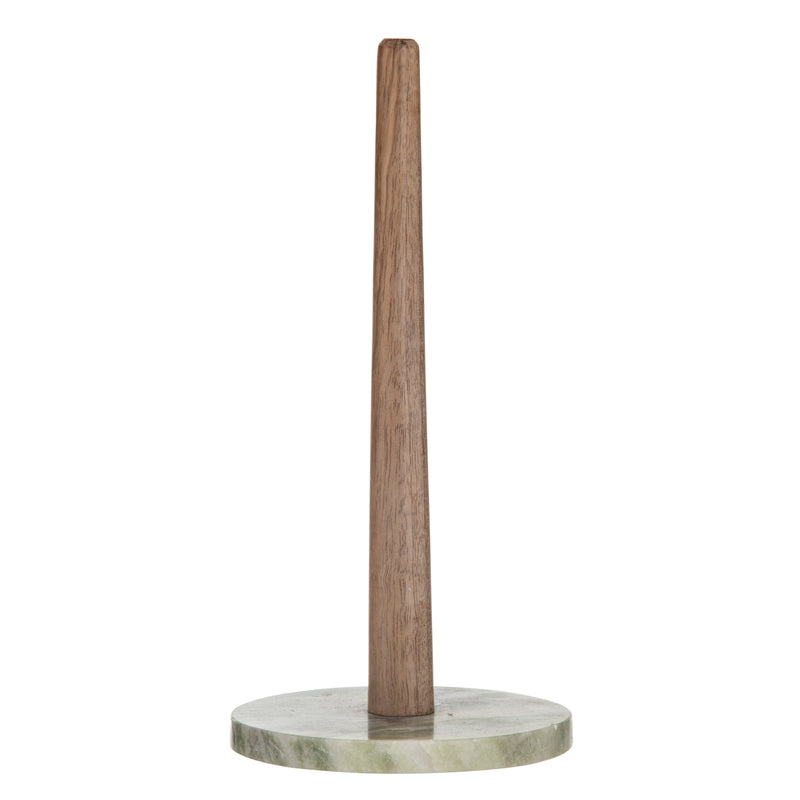 EDEN MARBLE AND TIMBER PAPER TOWEL HOLDER