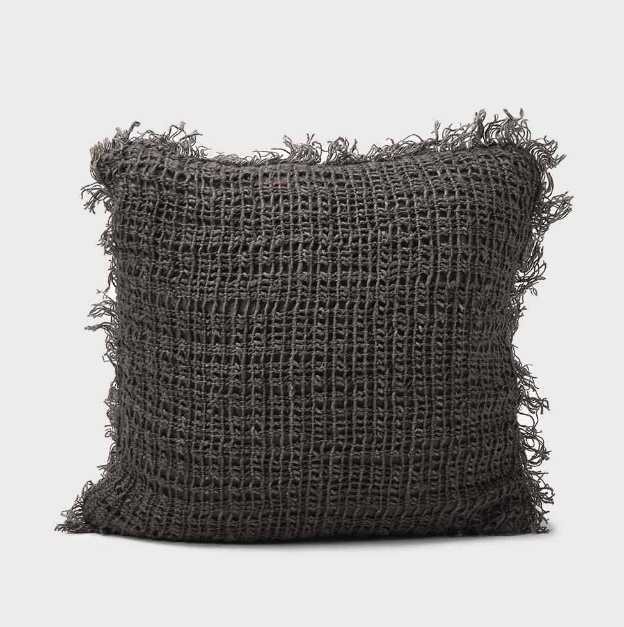 RUSTICA WOVEN CHUNKY LINEN CUSHION